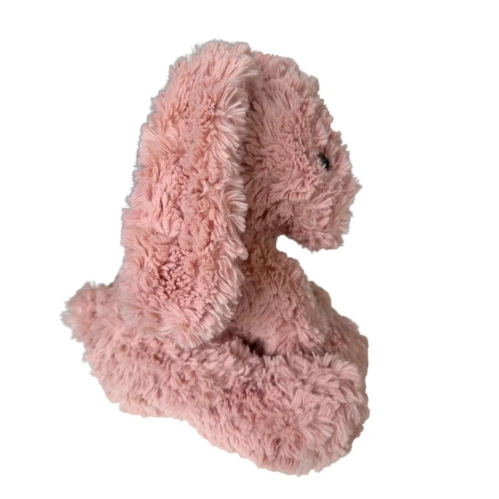 Walmart Pink Curly Bunny Plush Stuffed Animal Toy 10" 2023 - Picture 2 of 6